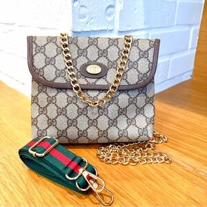 Gucci Authenticated GG Monogram Crossbody / Pouch Bag